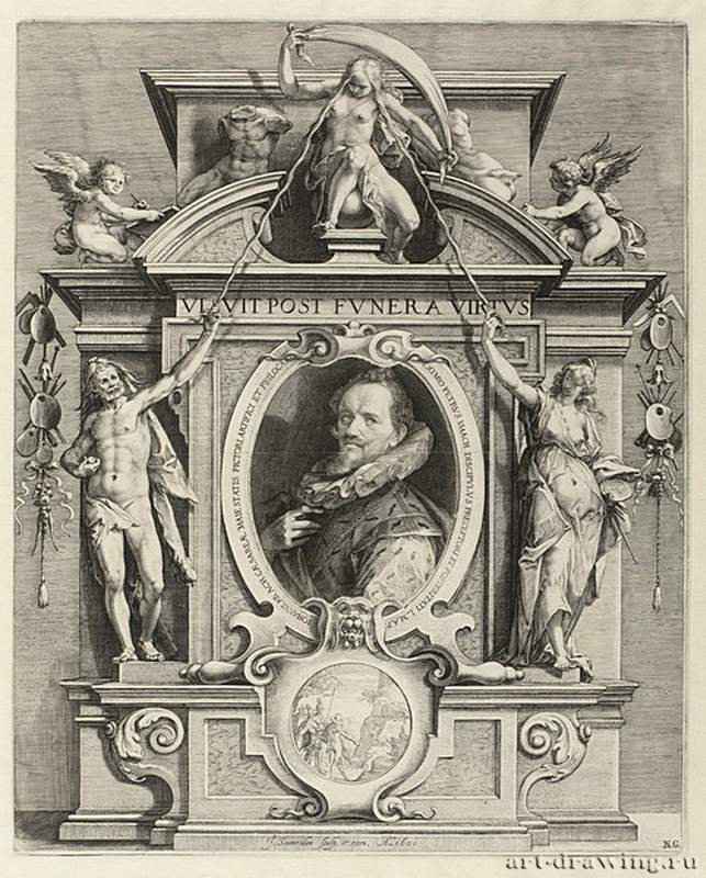 Портрет Ханс фон Аахен. 1601 - Маньеризм Нидерланды Амстердам. Государственный музей, Рейксмюзеум