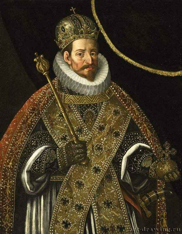 Император Маттиас. 1612 - Холст, масло Маньеризм Германия