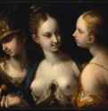Афина, Венера и Юнона. 1593 - Холст, масло Маньеризм США Бостон. Музей изобразительных искусств
