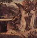 Посещение Авраама тремя ангелами, фрагмент. 1460-1465 - Visit Abraham three angels, fragment. 1460-146521,4 x 29,3 смДерево, темпераВозрождениеИталияКалабрия. Музей Великой Греции
