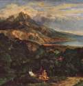 Пейзаж итальянского побережья - 1660-1670106 x 119 смХолст, маслоБароккоНидерланды (Фландрия)Мюнхен. Старая пинакотека