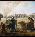 Сбор урожая, 1868 - 1870 г. - Пастель, карандаш, бумага; 73 x 95,3 см. Музей изящных искусств. Бостон. Франция.