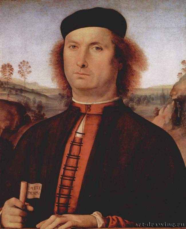 Портрет Франческо делле Опере. 1494 - 52 x 44 смДеревоВозрождениеИталияФлоренция. Галерея Уффици