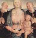 Мадонна со свв. Геркуланом и Констанцием Перуджийским. 1515 * - 79 x 56 смХолст, маслоВозрождениеИталияПеруджа. Национальная галерея Умбрии
