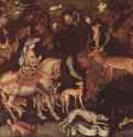 Видение св. Евстафия. 1436-1438 - Пизанелло: 65 x 53 см. Дерево, темпера. Лондон. Национальная галерея.