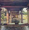 Под мостом в Хэмптон-корте. 1874 - 50 x 76 смХолст, маслоИмпрессионизмФранцияВинтертур. Музей искусств