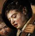 Два поющих мальчика (фрагмент). 1625 - Холст, масло 76 x 52 Государственный музей Кассель