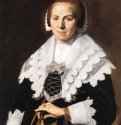 Портрет стоящей женщины с веером в левой руке. 1643 * - 80 x 59 смХолст, маслоБароккоНидерланды (Голландия)Лондон. Национальная галерея