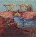 Мост Англуа. 1888 - 60 x 65 см. Холст, масло. Постимпрессионизм. Нидерланды и Франция. Нью-Йорк. Собрание Уилденстен.