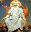 Бог Саваоф, 1885 - 1896 г. - Холст, масло; 135 х 250 см. Москва. Государственная Третьяковская галерея.