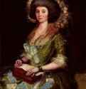 Портрет жены Хуана Аугустина Сеана Бермудеса - 1790-1795 *121 x 84,5 смХолст, маслоРококо, классицизм, реализмИспанияБудапешт. Венгерский музей изобразительных искусств