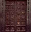 Баптистерий. Северные двери. 1404-1424 - Бронза, позолота. Флоренция. Баптистерий.