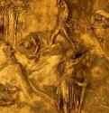 Врата рая. Каин убивает Авеля. 1425 - Флоренция. Баптистерий.