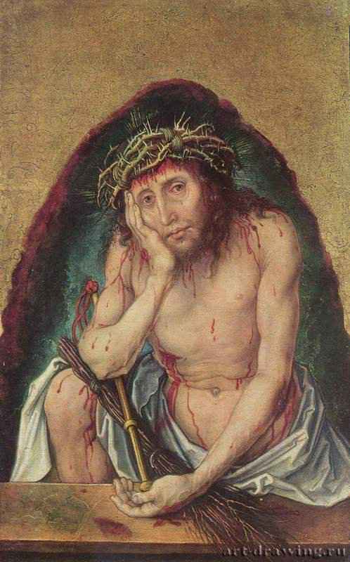 Ecce Homo (Се Человек!) - 1490-1492 *30 x 19 смДеревоВозрождениеГерманияКарлсруэ. Кунстхалле